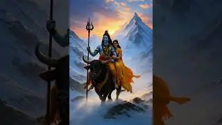 Lord Shiva and Parvati #ai #aiart #shiva #parvati