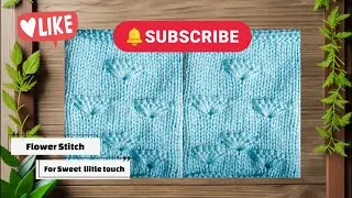 Ep15 Flower stitch #knit #ideas #freepattern #diy #flowers