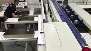 CẶP M&Aacute;Y CƯA PANEL SAW CNC OPTIMIZE CẮT 2 Chiều Double Panel saw
