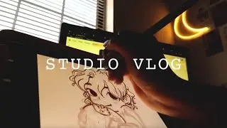 creating a patreon, art school, and visiting friends | Studio Vlog
