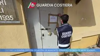 CROTONE LA GUARDIA COSTIERA SEQUESTRA UN MANUFATTO DEMANIALE DI CIRCA 450 METRI QUADRATI