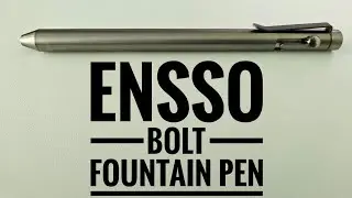 Ensso Bolt Titanium Retractable Fountain Pen