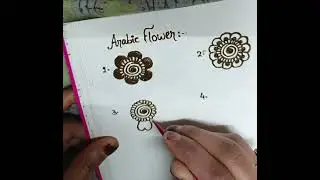 4 Easy Arabic Flower Mehndi Designs | Beginner Friendly Floral Henna 🌸