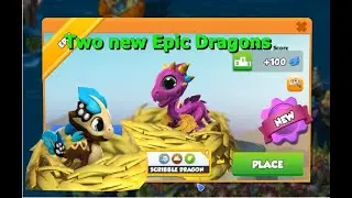 Hatched Scribble and Dreamcatcher Dragon-Dragon Mania legends | The origin of plant | DML