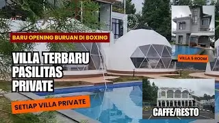 Villa mewah di tengah perkebunan teh kolam dan billiard  private