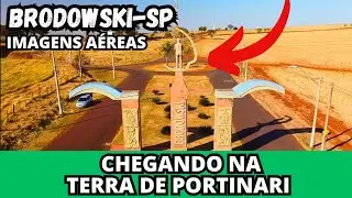 DRONE CHEGANDO EM BRODOWSKI-SP