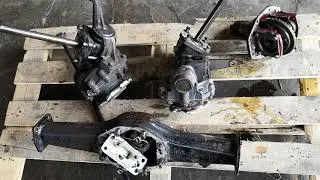 Iseki TU1700, японский мини трактор, запчасти переднего моста