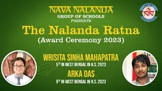 The Nalanda Ratna | Award Ceremony 2023 | Wrisita Sinha Mahapatra | Arka Das | Nava Nalanda