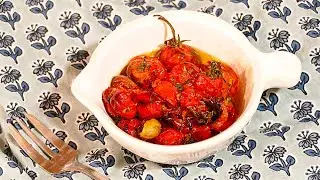 🍅 Tomates Cherry Confitados en Freidora de Aire ¡Riquísimos! 😋