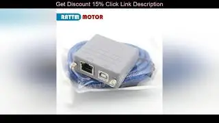 Deal EU Ship! New USB Adapter Controller RTM200 200KHz LPT Parallel to USB for Mach3 CNC Control Ap