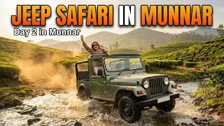​Extreme Jeep Safari in Munnar!! 😱 (Waterfalls & Hidden Trails)🌿⛰️ | (Part2) | Piyuvloges ❤️#india✨