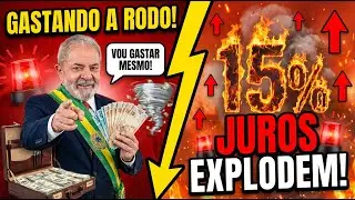 O Governo n&atilde;o vai cortar gastos, e Selic deve se manter em 15% at&eacute; 18 de mar&ccedil;o, D&oacute;lar ajuda