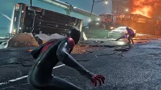 Spider-Man: Miles Morales PS5 - Combat Gameplay Showcase & Comparison with Spider-Man PS4