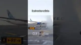 Pilot retirement 🥲 #aviation #pilot #pilotlife #sad #retirement #water