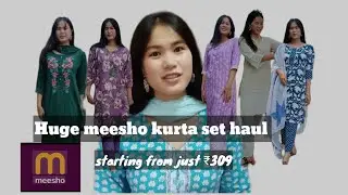 kurta set/meesho Haul/  upgrade your wordrobe with meesho / online shopping