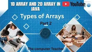 Multidimensional Array in Java | 2D & 3D Array with Examples | The Computer Teacher