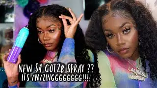 THE TEA ON THIS $4 GOT2B SPRAY👀 | lace wig spray better than bed head?? MUST WATCH | Laurasia Andrea