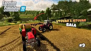 Utovar & istovar bala 🚜💪 | Malo gazdinstvo EP.9