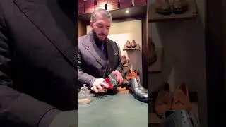 Royal green oxford shoes patina and mirror shine. #shoes #fashion #royal