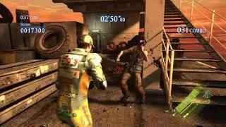 RESIDENT EVIL 6 Mercenaries Mode Piers Alternate Costume High Sea Fortress Gameplay S Ranking PS4 No