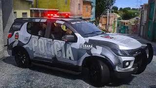 PERSEGUIÇÃO + CONFRONTO COM O CPCHOQUE PMCE | GTA 5 POLICIAL