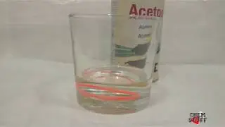 Rubber band vs. Acetone