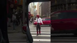 Peso Pluma stopped traffic after the Off White show at #NYFW.