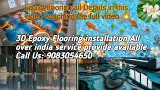 3D Epoxy Flooring Kolkata/3D Floor design/All over india service provide available/