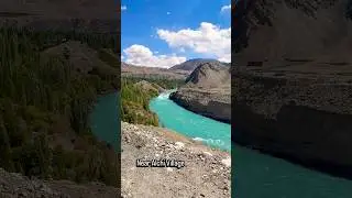 Confluence of Indus And Zanskar River. #travelwithrupesh #travel #confluence #indusriver #zanskar