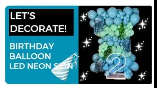 Neon Number 2 Sign: Perfect for Your Birthday Bash!