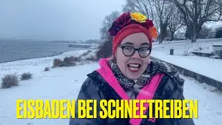 Kältestes Bad seit Beginn meines Winterschwimmens: Im Schneetreiben bei eisigem Wind im Bodensee