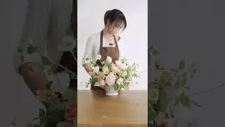 Would you make this DIY Garden Blush centerpiece? #shorts