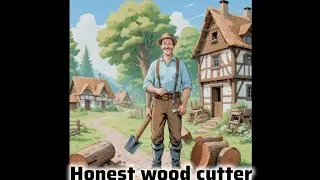 Honesty Is the Best Policy | Honest Woodcutter Story #trending #ai #story #viral 