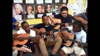 Benoist Farms Elementary School Rock Band- We Are The World unplugged