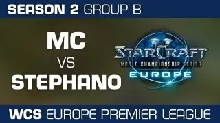 MC vs. Stephano - Group B Ro32 - WCS European Premier League - StarCraft 2