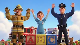 ABC Emergency Heroes | ABC Emergency Vehicles Song | Fire Truck Ambulance Police for Kids