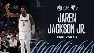 Jaren Jackson Jr. Highlights vs. Minnesota Timberwolves (2/2/26)