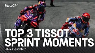 Top 3 #TissotSprint Moments 🤯 | 2024 #SpanishGP