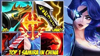 WILD RIFT CHINA TOP 1 SAMIRA - THEY LET SAMIRA FREE HIT... GG