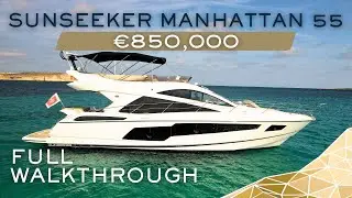 Sunseeker Manhattan 55 for Sale - Yacht Walkthrough Tour