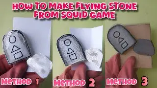 How to Make Biseokchigi (Flying Stone) from Squid game #diy #squidgame #papercraft #craft