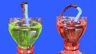 How to make Non Stop Heron&rsquo;s Fountain With Plastic Bottle