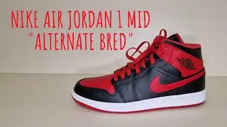 Распаковка и обзор кроссовок Nike Air Jordan 1 Mid &laquo;Alternate Bred&raquo; | Подробный обзор