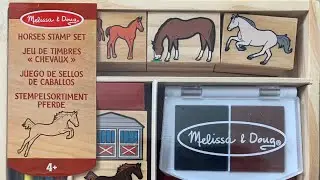 Melissa & Doug Horses Stamp Set