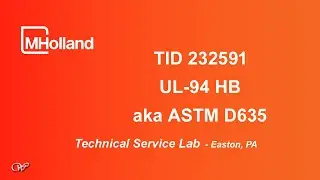 TID 232591 UL 94 HB aka ASTM D635