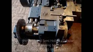 Semi Hollow | Tubular Rivet Making Machine