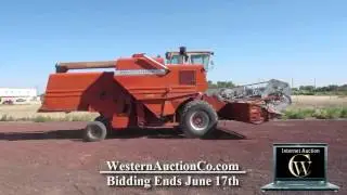 Massey Ferguson 850 Combine For Sale At Auction!
