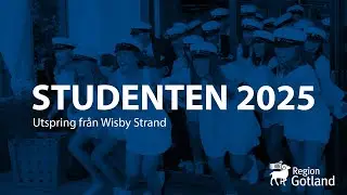 Studenten 2025 - utspring fr&aring;n Wisby strand