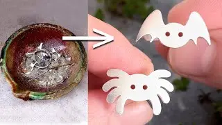 Making A Spider Cufflink and A Bat Cufflink in Silver