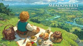 Medieval Fantasy Music for Rest & Calm | Meadowrest Above the Valley